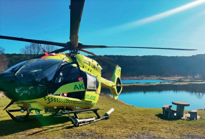 Akutlægehelikopter